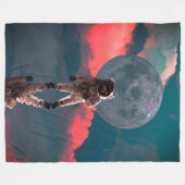 Ocean Moonwalk Fleece Deken (Voorkant (Horizontaal))