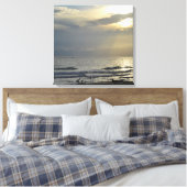 Ocean Morning Canvas Afdruk (Insitu (Slaapkamer))