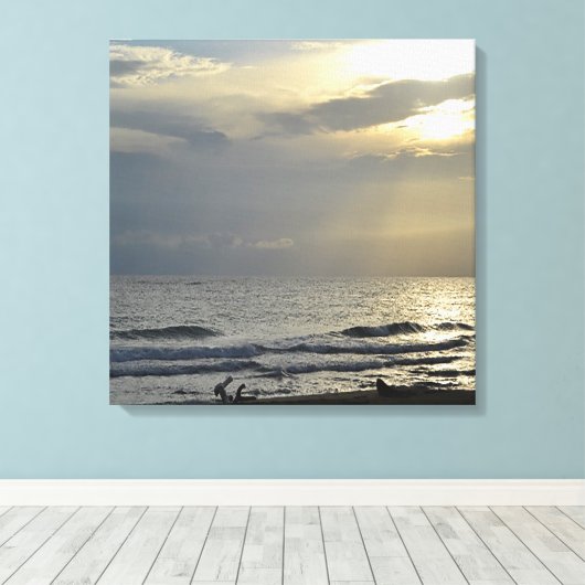 Ocean Morning Canvas Afdruk (Insitu (Houten vloer))
