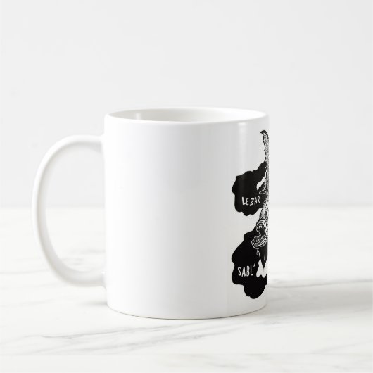 Ocean Mug Lezard de Sable Koffiemok (Links)
