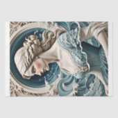 Ocean Muse – Liberty Style Sea Portrait Decoupage Tissuepapier (Voorkant)