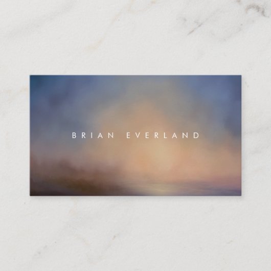 Ocean Mystery Contact Profile Appointment Card Afsprakenkaartje (Voorkant)