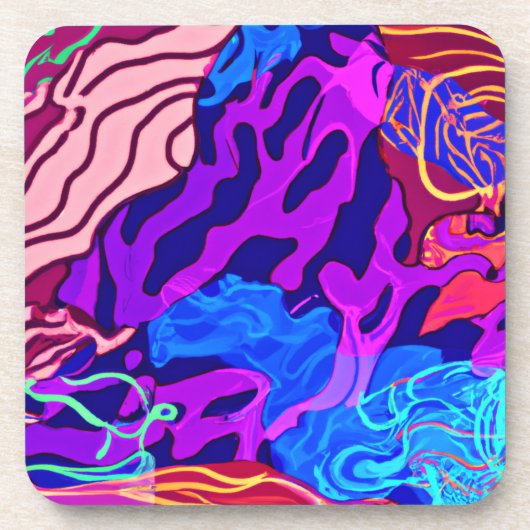 Ocean Natuur Painting. Bestel nu Bier Onderzetter (Voorkant)