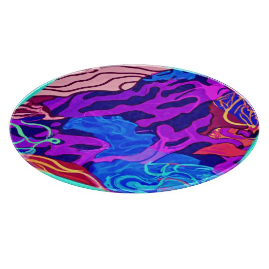 Ocean Natuur Painting. Bestel nu Snijplank (Hoek)