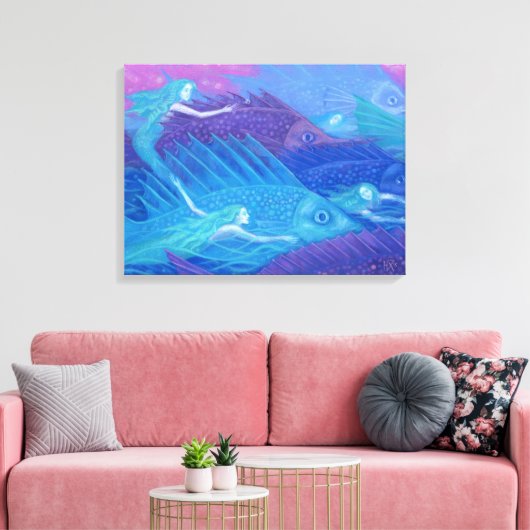 Ocean nomads canvas afdruk (Insitu (Woonkamer))