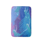 Ocean Nomads, Nautical Fantasy Art Mermaids & Fish Badmat (Voorkant Verticaal)
