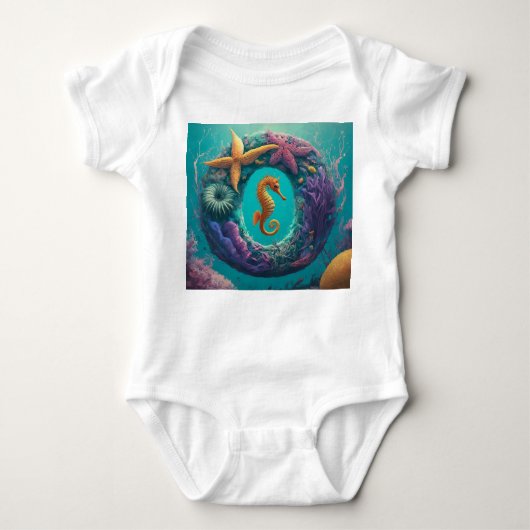 Ocean Odyssey Baby Jurk Romper (Voorkant)