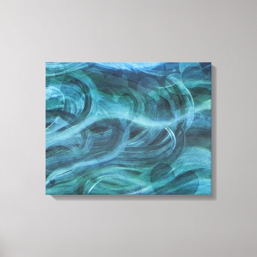 "Ocean of Love" - Gewatteerd Canvas Afdruk (Voorkant)