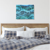 "Ocean of Love" - Gewatteerd Canvas Afdruk (Insitu (Slaapkamer))