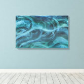 "Ocean of Love" - Gewatteerd Canvas Afdruk (Insitu (Houten vloer))