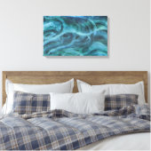 "Ocean of Love" - Gewatteerd Canvas Afdruk (Insitu (Slaapkamer))