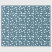 Ocean of Music patterned Cadeaupapier (Vlak)