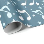 Ocean of Music patterned Cadeaupapier (Rol Hoek)