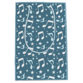 Ocean of Music patterned Medium Cadeauzakje (Voorkant)