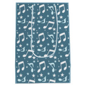 Ocean of Music patterned Medium Cadeauzakje (Achterkant)