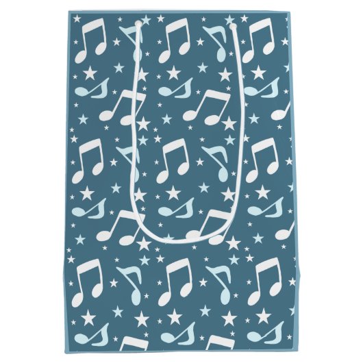 Ocean of Music patterned Medium Cadeauzakje (Achterkant)
