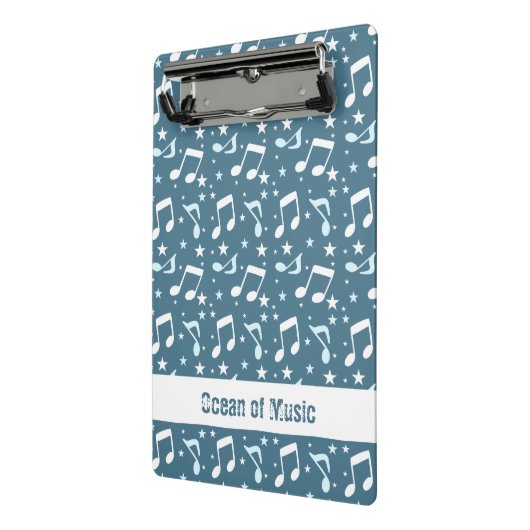 Ocean of Music patterned Mini Klembord (Angled2)
