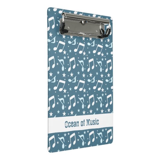 Ocean of Music patterned Mini Klembord (Schuin)