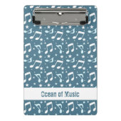 Ocean of Music patterned Mini Klembord (Voorkant)