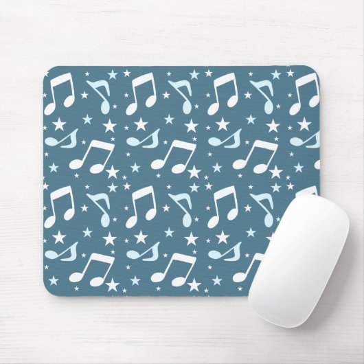 Ocean of Music patterned Muismat (Met muis)