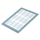 Ocean of Music patterned Notitieblok (Schuin)