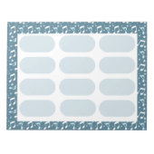 Ocean of Music patterned Notitieblok (Voorkant)