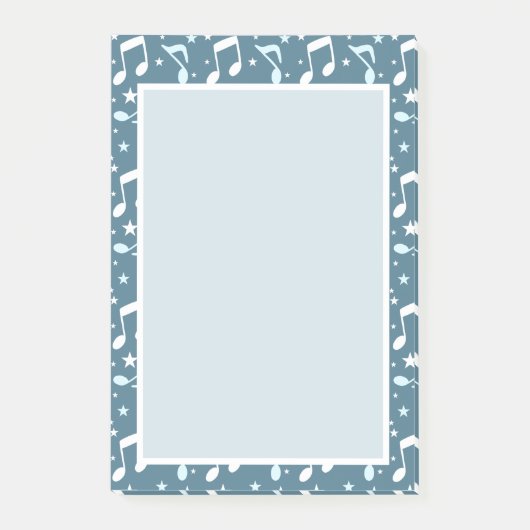 Ocean of Music patterned Post-it® Notes (Voorkant)
