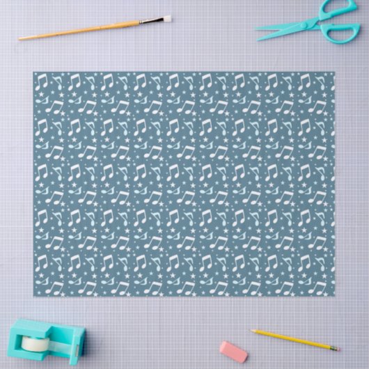 Ocean of Music patterned Tissuepapier (Craft)
