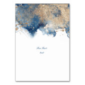 Ocean Onder het Zee Fun Fact Number Table Kaart (Achterkant)