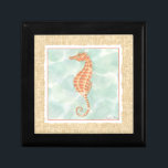 Ocean Oranje Seahorse Cadeaudoosje<br><div class="desc">Heb je ooit een zeepaardje dichtbij gezien? Nu krijg je dit geweldige kunstwerk van Chariklia Zarris om je liefde voor zee paard collectie te vergroten. Zarris creëer een aantal van de beste zeeen levenskunst die je dag kalmeert. Haal het vandaag op je Zazzle product.</div>