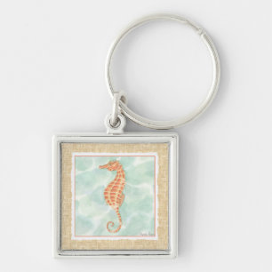 Ocean Oranje Seahorse Sleutelhanger