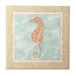 Ocean Oranje Seahorse Tegeltje<br><div class="desc">Heb je ooit een zeepaardje dichtbij gezien? Nu krijg je dit geweldige kunstwerk van Chariklia Zarris om je liefde voor zee paard collectie te vergroten. Zarris creëer een aantal van de beste zeeen levenskunst die je dag kalmeert. Haal het vandaag op je Zazzle product.</div>