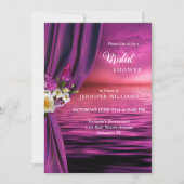 Ocean Paarse Boho Vlinder Vrijgezellenfeest Kaart (Voorkant)