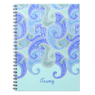 Ocean Paisley Notebook Notitieboek