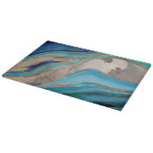 Ocean Palette en taupe marmer Snijplank (Hoek)