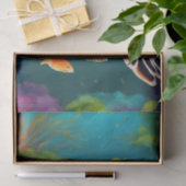 Ocean Palette: Kleurrijke Zeeen schildpad Decoupag Tissuepapier (Geschenk)
