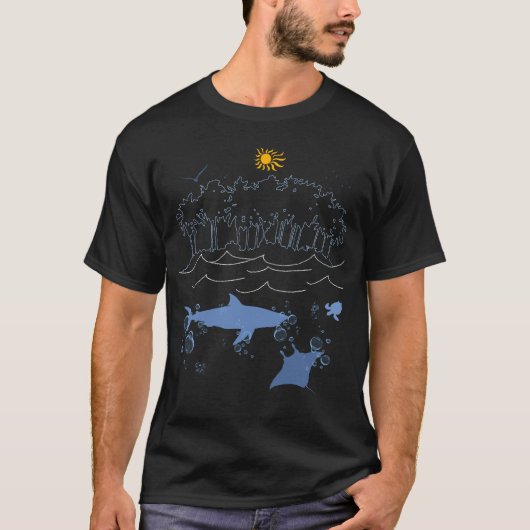 Ocean Paradise T-shirt (Voorkant)