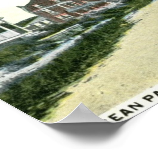 Ocean Park Ave, Bradley Beach, NJ  Poster (Hoek)