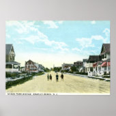 Ocean Park Ave, Bradley Beach, NJ  Poster (Voorkant)