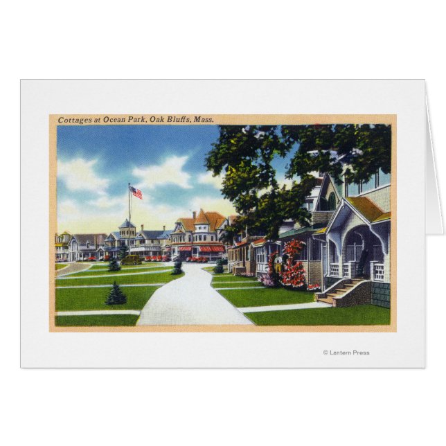 Ocean Park Cottages Scene (Voorkant Horizontaal)