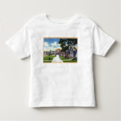 Ocean Park Cottages Scene Kinder Shirts (Voorkant)