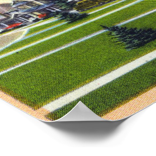 Ocean Park Cottages Scene Poster (Hoek)