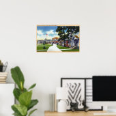 Ocean Park Cottages Scene Poster (Thuiskantoor)