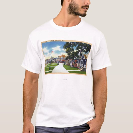 Ocean Park Cottages Scene T-shirt (Voorkant)