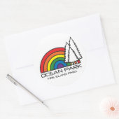 Ocean Park logo Ronde Sticker (Envelop)