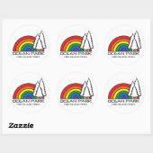 Ocean Park logo Ronde Sticker (Vel)