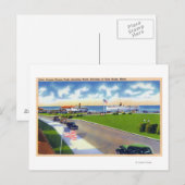 Ocean Park Uitzicht van Boats die aankomen in Harb Briefkaart (Voorkant / Achterkant)