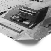 Ocean Park, WA - Uitzicht of Beach, Old Cars Poster (Hoek)