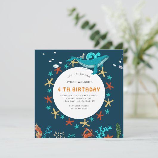 Ocean Party | Aanbesteding op zondag (Staand voorkant)