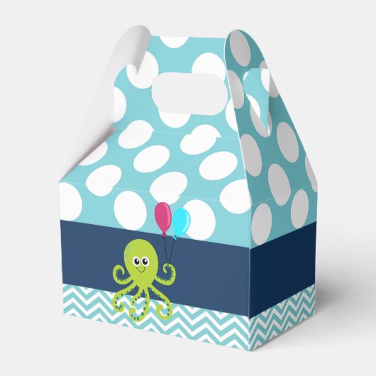 Ocean Party Favor Boxes Boxen behandelen Bedankdoosjes (Achterkant)